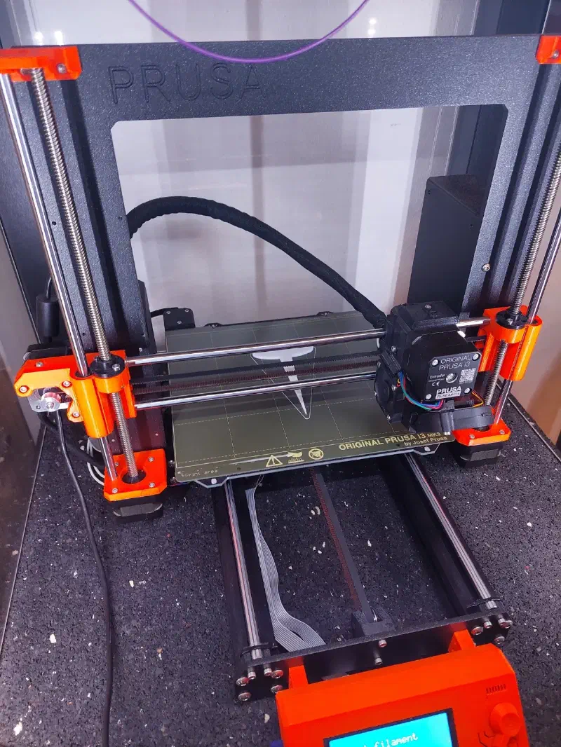 Prusa MK3S Schild Arnika Filamantwechsel 1