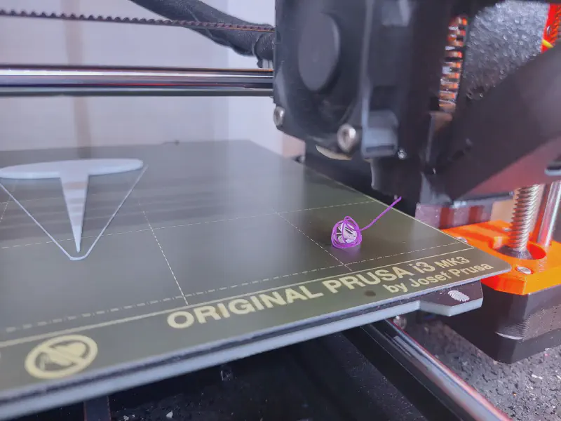 Prusa MK3S Schild Arnika Filamantwechsel 2