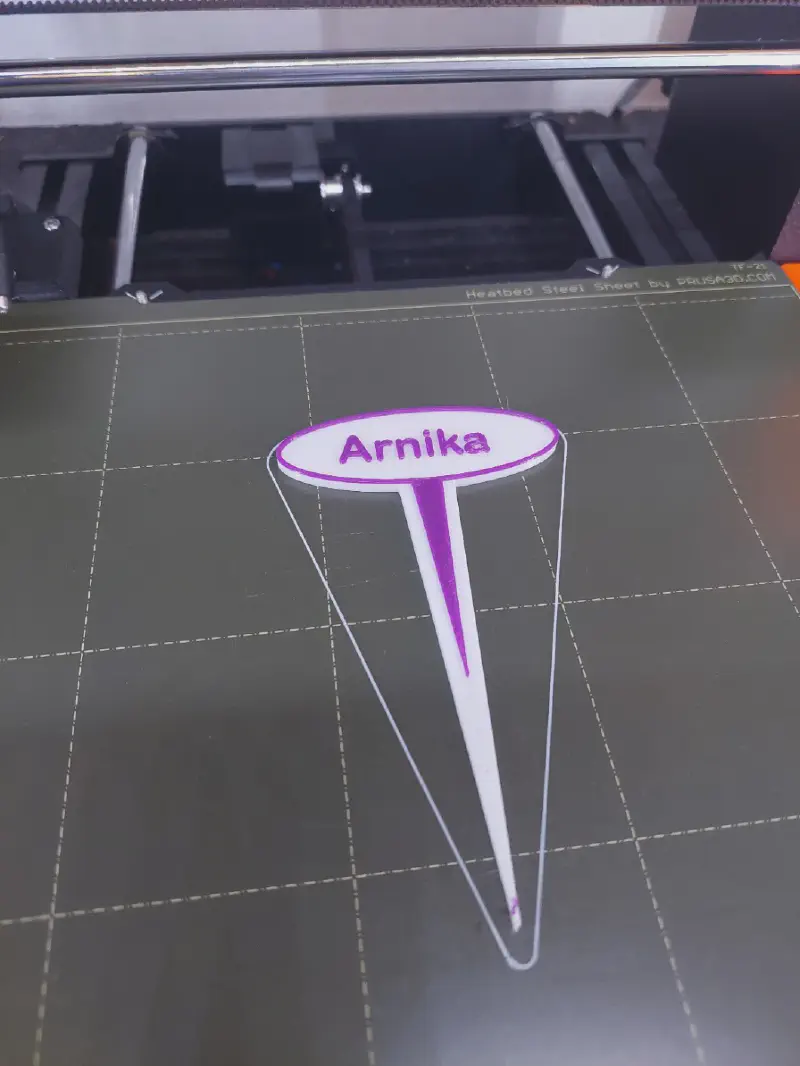 Prusa MK3S Schild Arnika Done