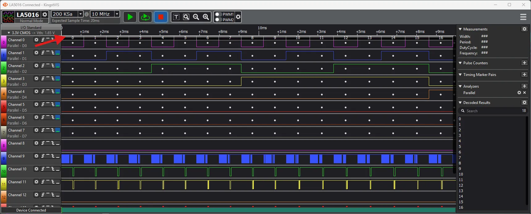 Kingst VIS - Parallel Decode 2