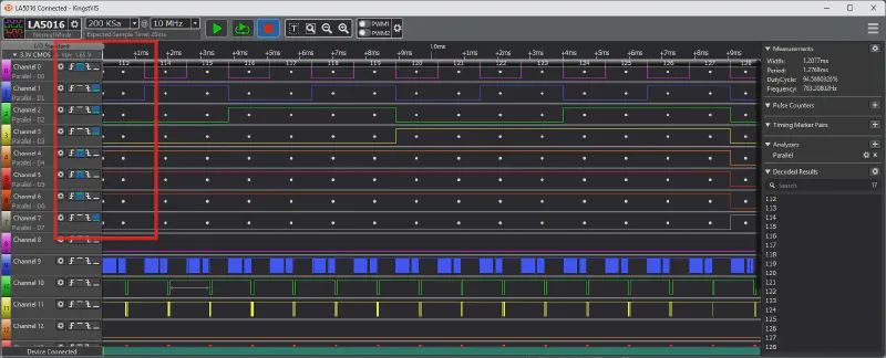 Kingst VIS - Parallel Decode 3