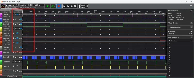 Kingst VIS - Parallel Decode 3