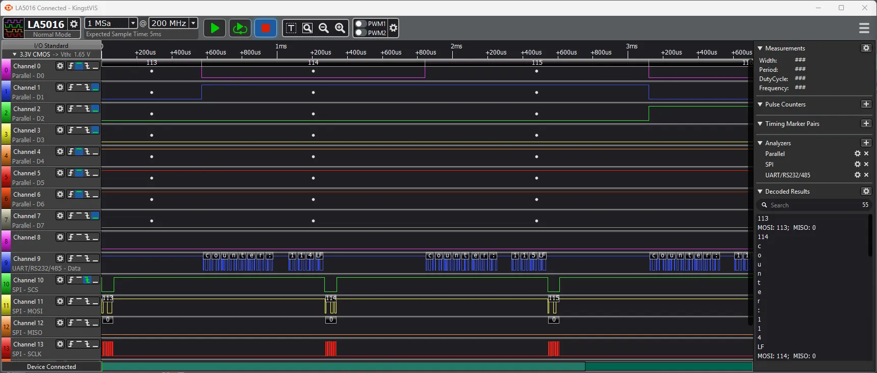 Kingst VIS - UART Analyzer 2