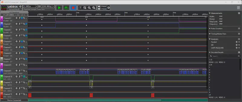 Kingst VIS - UART Analyzer 2